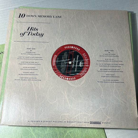 Down Memory Lane (65 Years Of Song Hits) 10 LP Box Set Reader's Digest ‎– RD4-40 - Picture 16 of 16